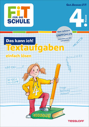 Buchcover FiT FÜR DIE SCHULE: Das kann ich! Textaufgaben einfach lösen 4. Klasse | Andrea Tonte | EAN 9783788623104 | ISBN 3-7886-2310-1 | ISBN 978-3-7886-2310-4
