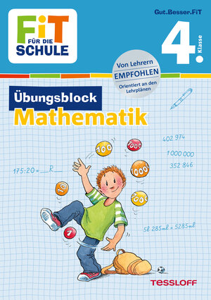 Buchcover FiT FÜR DIE SCHULE: Übungsblock Mathematik 4. Klasse | Werner Zenker | EAN 9783788623180 | ISBN 3-7886-2318-7 | ISBN 978-3-7886-2318-0