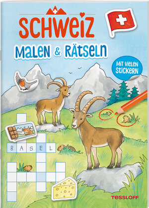 Buchcover SCHWEIZ. Malen & Rätseln  | EAN 9783788640972 | ISBN 3-7886-4097-9 | ISBN 978-3-7886-4097-2