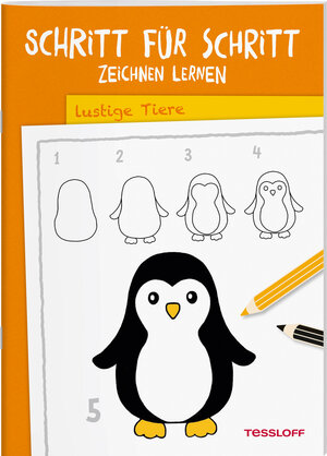 Buchcover Schritt für Schritt Zeichnen lernen Lustige Tiere  | EAN 9783788641245 | ISBN 3-7886-4124-X | ISBN 978-3-7886-4124-5