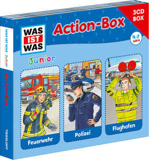 Buchcover WAS IST WAS Junior 3-CD-Action-Box Feuerwehr/ Polizei/ Flughafen | Friederike Wilhelmi | EAN 9783788670276 | ISBN 3-7886-7027-4 | ISBN 978-3-7886-7027-6