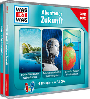 Buchcover WAS IST WAS 3-CD Hörspielbox. Abenteuer Zukunft  | EAN 9783788670337 | ISBN 3-7886-7033-9 | ISBN 978-3-7886-7033-7