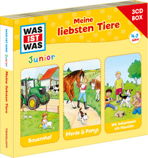 Buchcover WAS IST WAS Junior 3-CD Hörspielbox. Meine liebsten Tiere | Friederike Wilhelmi | EAN 9783788670344 | ISBN 3-7886-7034-7 | ISBN 978-3-7886-7034-4
