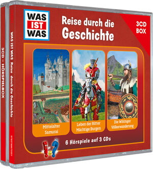 Buchcover WAS IST WAS 3-CD Hörspielbox. Reise durch die Geschichte  | EAN 9783788670351 | ISBN 3-7886-7035-5 | ISBN 978-3-7886-7035-1