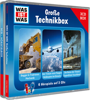 Buchcover WAS IST WAS 3-CD Hörspielbox. Große Technikbox  | EAN 9783788670368 | ISBN 3-7886-7036-3 | ISBN 978-3-7886-7036-8