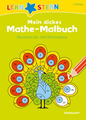 Buchcover LERNSTERN Mein dickes Mathe-Malbuch Rechnen bis 100/ Einmaleins | Sabine Schwertführer | EAN 9783788675127 | ISBN 3-7886-7512-8 | ISBN 978-3-7886-7512-7