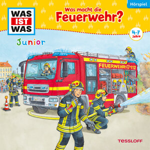 Buchcover WAS IST WAS Junior Hörspiel. Was macht die Feuerwehr?  | EAN 9783788675981 | ISBN 3-7886-7598-5 | ISBN 978-3-7886-7598-1