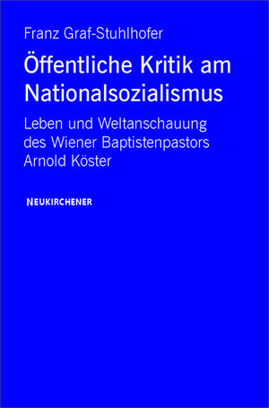 Buchcover Öffentliche Kritik am Nationalsozialismus im Grossdeutschen Reich | Franz Graf-Stuhlhofer | EAN 9783788718565 | ISBN 3-7887-1856-0 | ISBN 978-3-7887-1856-5