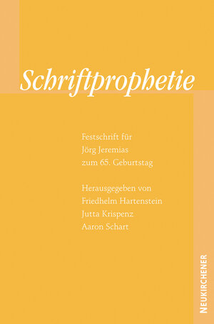 Buchcover Schriftprophetie  | EAN 9783788720612 | ISBN 3-7887-2061-1 | ISBN 978-3-7887-2061-2