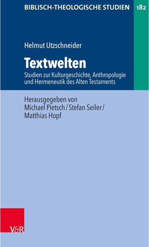 Buchcover Textwelten | Helmut Utzschneider | EAN 9783788734268 | ISBN 3-7887-3426-4 | ISBN 978-3-7887-3426-8
