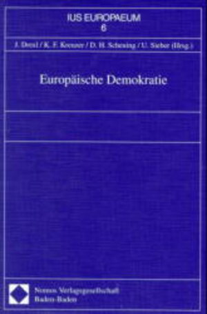 Buchcover Europäische Demokratie  | EAN 9783789060199 | ISBN 3-7890-6019-4 | ISBN 978-3-7890-6019-9