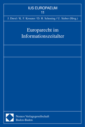 Buchcover Europarecht im Informationszeitalter  | EAN 9783789068041 | ISBN 3-7890-6804-7 | ISBN 978-3-7890-6804-1
