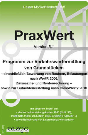 Buchcover PraxWert Version 5.1  | EAN 9783789221927 | ISBN 3-7892-2192-9 | ISBN 978-3-7892-2192-7
