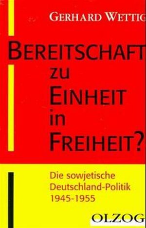 Buchcover Bereitschaft zu Einheit in Freiheit? | Gerhard Wettig | EAN 9783789280207 | ISBN 3-7892-8020-8 | ISBN 978-3-7892-8020-7