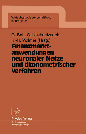 Buchcover Finanzmarktanwendungen neuronaler Netze und ökonometrischer Verfahren  | EAN 9783790807486 | ISBN 3-7908-0748-6 | ISBN 978-3-7908-0748-6