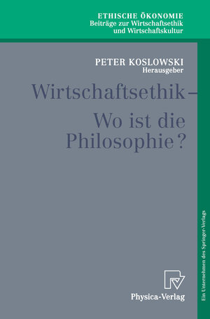 Buchcover Wirtschaftsethik  | EAN 9783790813890 | ISBN 3-7908-1389-3 | ISBN 978-3-7908-1389-0