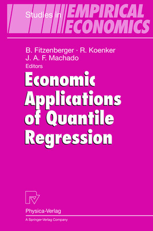 Buchcover Economic Applications of Quantile Regression | EAN 9783790814484 | ISBN 3-7908-1448-2 | ISBN 978-3-7908-1448-4