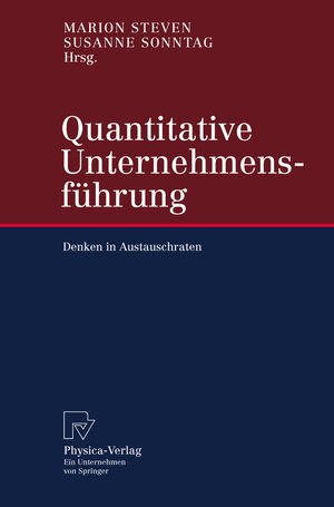 Buchcover Quantitative Unternehmensführung  | EAN 9783790816020 | ISBN 3-7908-1602-7 | ISBN 978-3-7908-1602-0
