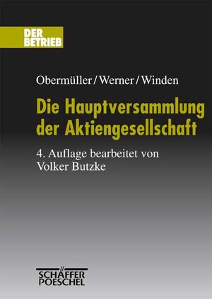 Die Hauptversammlung der Aktiengesellschaft