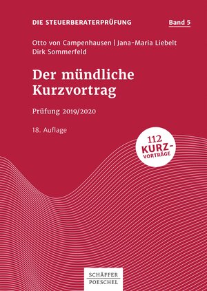 Buchcover Der mündliche Kurzvortrag | Otto Campenhausen | EAN 9783791044996 | ISBN 3-7910-4499-0 | ISBN 978-3-7910-4499-6