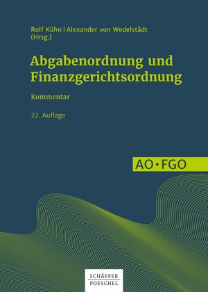 Buchcover Abgabenordnung und Finanzgerichtsordnung | Roberto Bartone | EAN 9783791059884 | ISBN 3-7910-5988-2 | ISBN 978-3-7910-5988-4