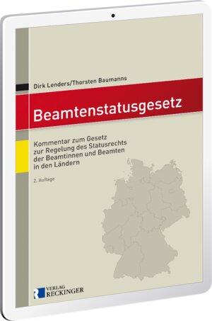 Buchcover Beamtenstatusgesetz – Digital | Dirk Lenders | EAN 9783792202036 | ISBN 3-7922-0203-4 | ISBN 978-3-7922-0203-6