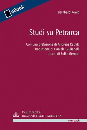 Buchcover Studi su Petrarca | Bernhard König | EAN 9783793060536 | ISBN 3-7930-6053-5 | ISBN 978-3-7930-6053-6