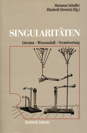 Buchcover Singularitäten | Marianne Schuller | EAN 9783793092988 | ISBN 3-7930-9298-4 | ISBN 978-3-7930-9298-8