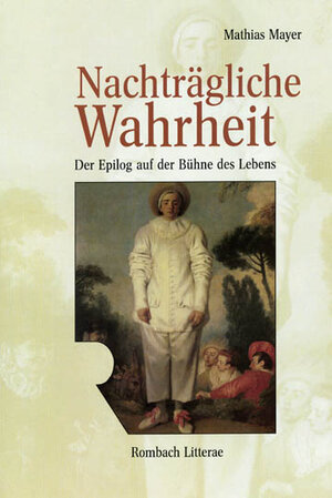 Buchcover Nachträgliche Wahrheit | Mathias Mayer | EAN 9783793094890 | ISBN 3-7930-9489-8 | ISBN 978-3-7930-9489-0