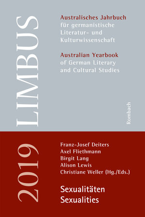 Buchcover Limbus – Australisches Jahrbuch für germanistische Literatur- und Kulturwissenschaft, Band 12 (2019): Sexualitäten/Sexualities  | EAN 9783793099529 | ISBN 3-7930-9952-0 | ISBN 978-3-7930-9952-9