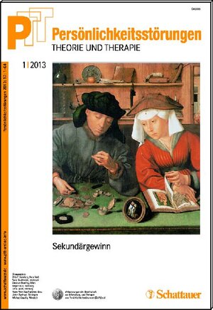 Buchcover Persönlichkeitsstörungen PTT / Persönlichkeitsstörungen - Theorie und Therapie, Bd. 1/2013: Sekundärgewinn  | EAN 9783794527762 | ISBN 3-7945-2776-3 | ISBN 978-3-7945-2776-2
