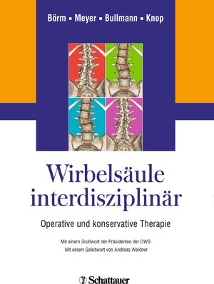 Buchcover Wirbelsäule interdisziplinär  | EAN 9783794530922 | ISBN 3-7945-3092-6 | ISBN 978-3-7945-3092-2