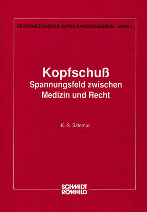 Buchcover Kopfschuß | K S Saternus | EAN 9783795003005 | ISBN 3-7950-0300-8 | ISBN 978-3-7950-0300-5