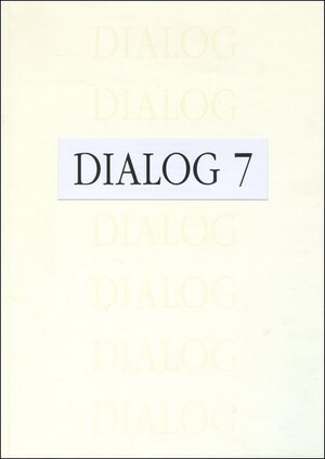 Buchcover Dialog 7  | EAN 9783795417154 | ISBN 3-7954-1715-5 | ISBN 978-3-7954-1715-4