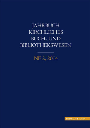 Buchcover Jahrbuch kirchliches Buch- und Bibliothekswesen  | EAN 9783795429324 | ISBN 3-7954-2932-3 | ISBN 978-3-7954-2932-4