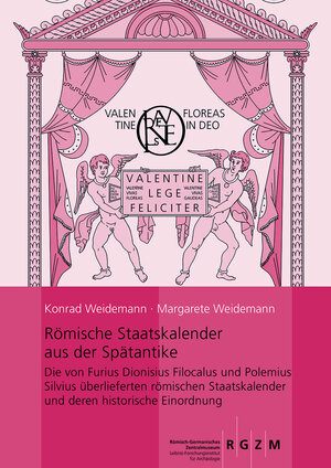 Buchcover Römische Staatskalender aus der Spätantike | Konrad Weidemann | EAN 9783795431617 | ISBN 3-7954-3161-1 | ISBN 978-3-7954-3161-7