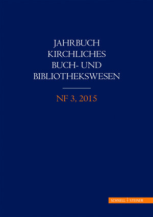 Buchcover Jahrbuch kirchliches Buch- und Bibliothekswesen  | EAN 9783795432072 | ISBN 3-7954-3207-3 | ISBN 978-3-7954-3207-2