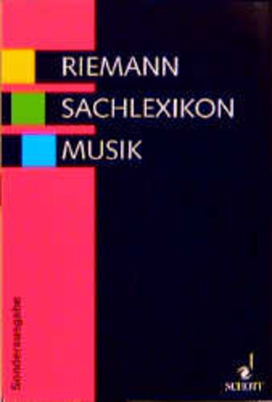 Riemann Sachlexikon Musik. Sonderausgabe