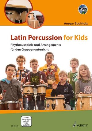 Buchcover Latin Percussion for Kids | Ansgar Buchholz | EAN 9783795708771 | ISBN 3-7957-0877-X | ISBN 978-3-7957-0877-1