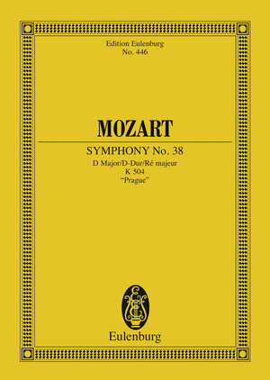 Buchcover Symphony No. 38 D major | Wolfgang Amadeus Mozart | EAN 9783795713782 | ISBN 3-7957-1378-1 | ISBN 978-3-7957-1378-2