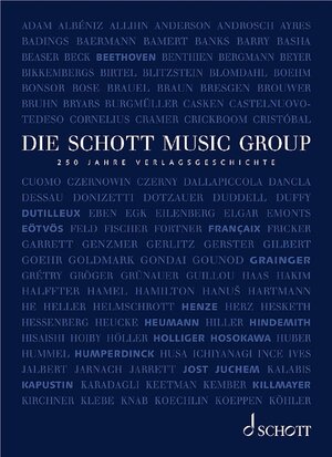 Buchcover Die Schott Music Group  | EAN 9783795720551 | ISBN 3-7957-2055-9 | ISBN 978-3-7957-2055-1