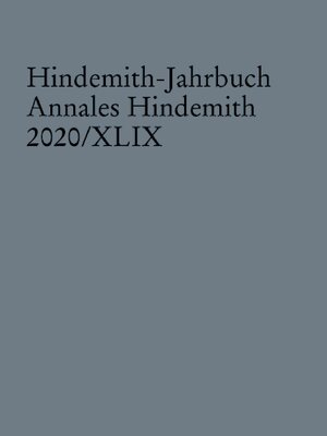 Buchcover Hindemith-Jahrbuch  | EAN 9783795721855 | ISBN 3-7957-2185-7 | ISBN 978-3-7957-2185-5