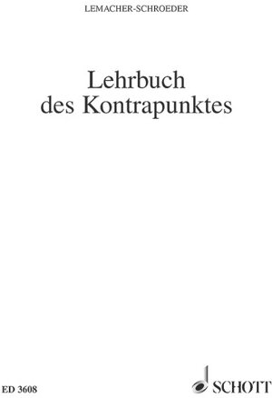 Lehrbuch des Kontrapunktes