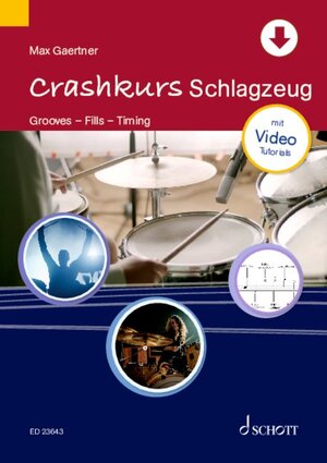 Buchcover Crashkurs Schlagzeug | Max Gaertner | EAN 9783795728014 | ISBN 3-7957-2801-0 | ISBN 978-3-7957-2801-4