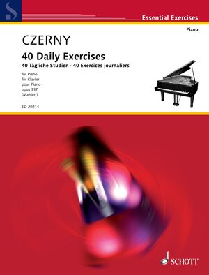 Buchcover 40 Daily Exercises | Carl Czerny | EAN 9783795729684 | ISBN 3-7957-2968-8 | ISBN 978-3-7957-2968-4