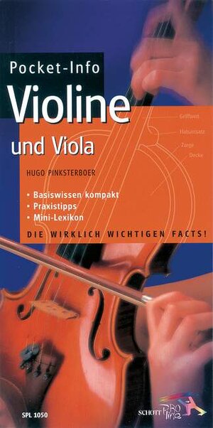 Buchcover Pocket-Info Violine und Viola | Hugo Pinksterboer | EAN 9783795755355 | ISBN 3-7957-5535-2 | ISBN 978-3-7957-5535-5