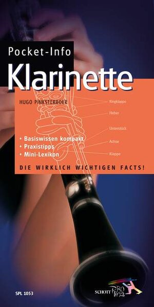 Buchcover Pocket-Info Klarinette | Hugo Pinksterboer | EAN 9783795755416 | ISBN 3-7957-5541-7 | ISBN 978-3-7957-5541-6