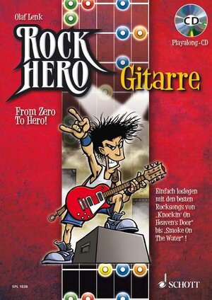 Buchcover Rock Hero - Gitarre | Olaf Lenk | EAN 9783795755423 | ISBN 3-7957-5542-5 | ISBN 978-3-7957-5542-3