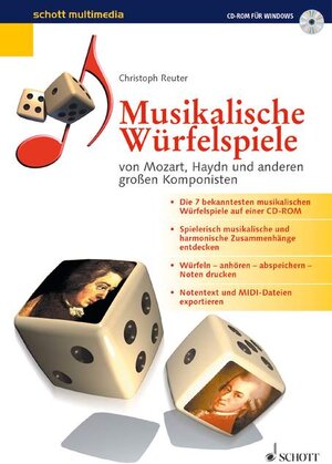 Buchcover Musikalische Würfelspiele | Christoph Reuter | EAN 9783795760762 | ISBN 3-7957-6076-3 | ISBN 978-3-7957-6076-2