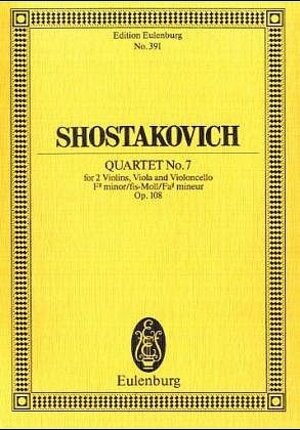 Streichquartett Nr. 7 fis-Moll op.108, Partitur